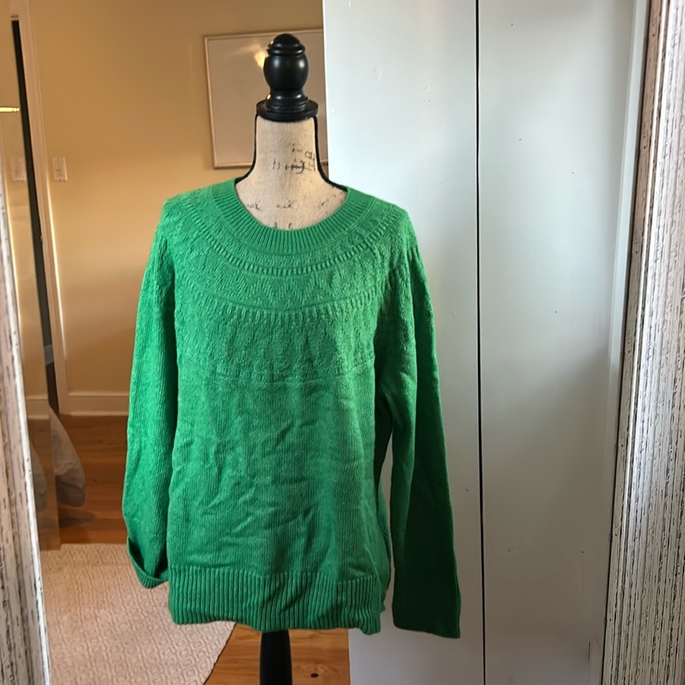 Talbots - Sweater - Green - XL